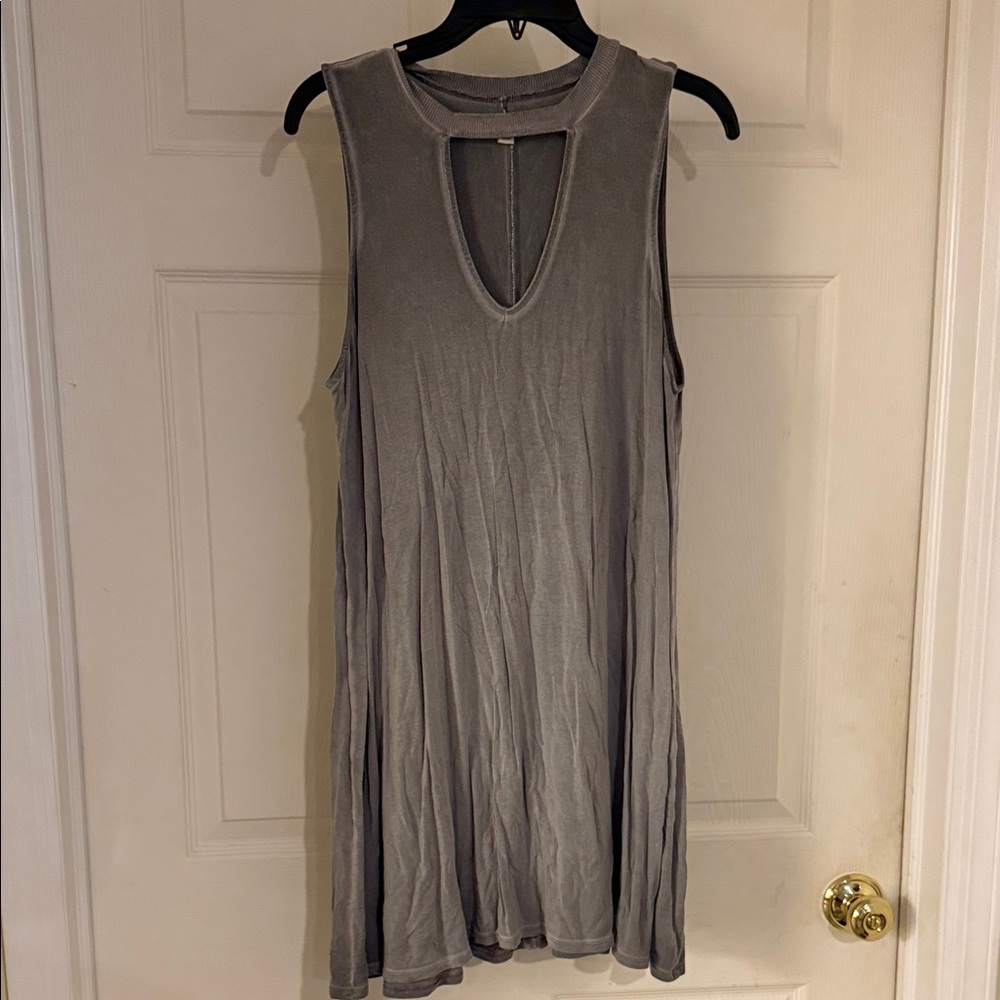 American Eagle Outfitters Gray Shift Dress